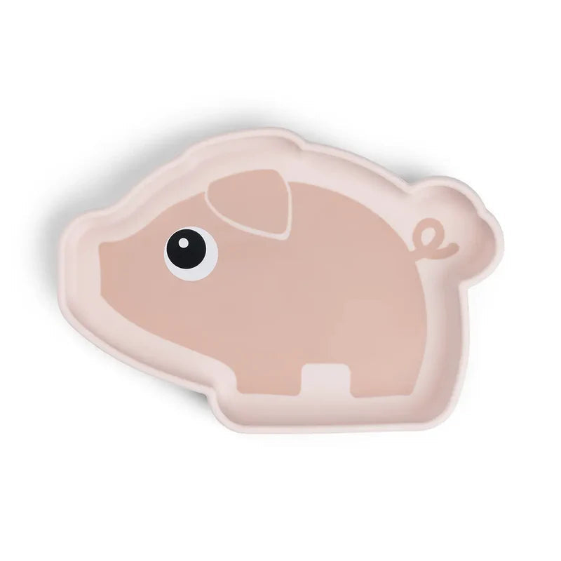 Silikon Stick&Stay Teller - Pigee - Rosa