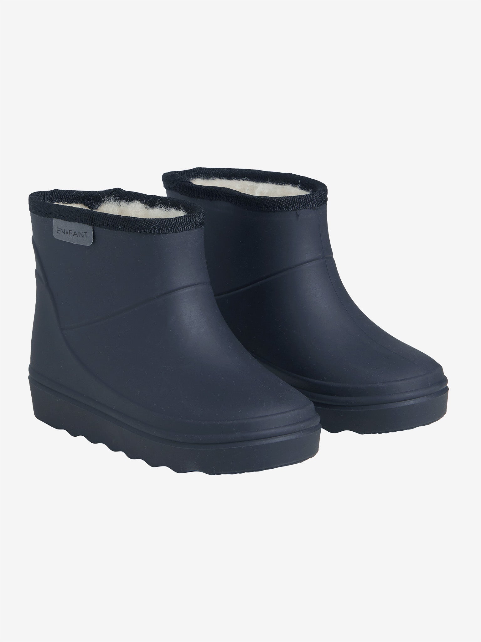 En Fant-Thermo Boots Short Solid-Blue Night