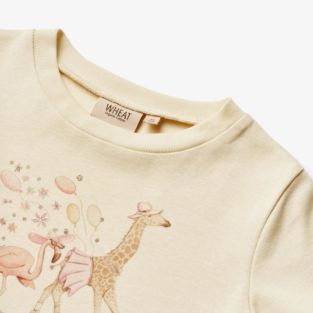 Wheat- T-Shirt S/S Tessa - Shell