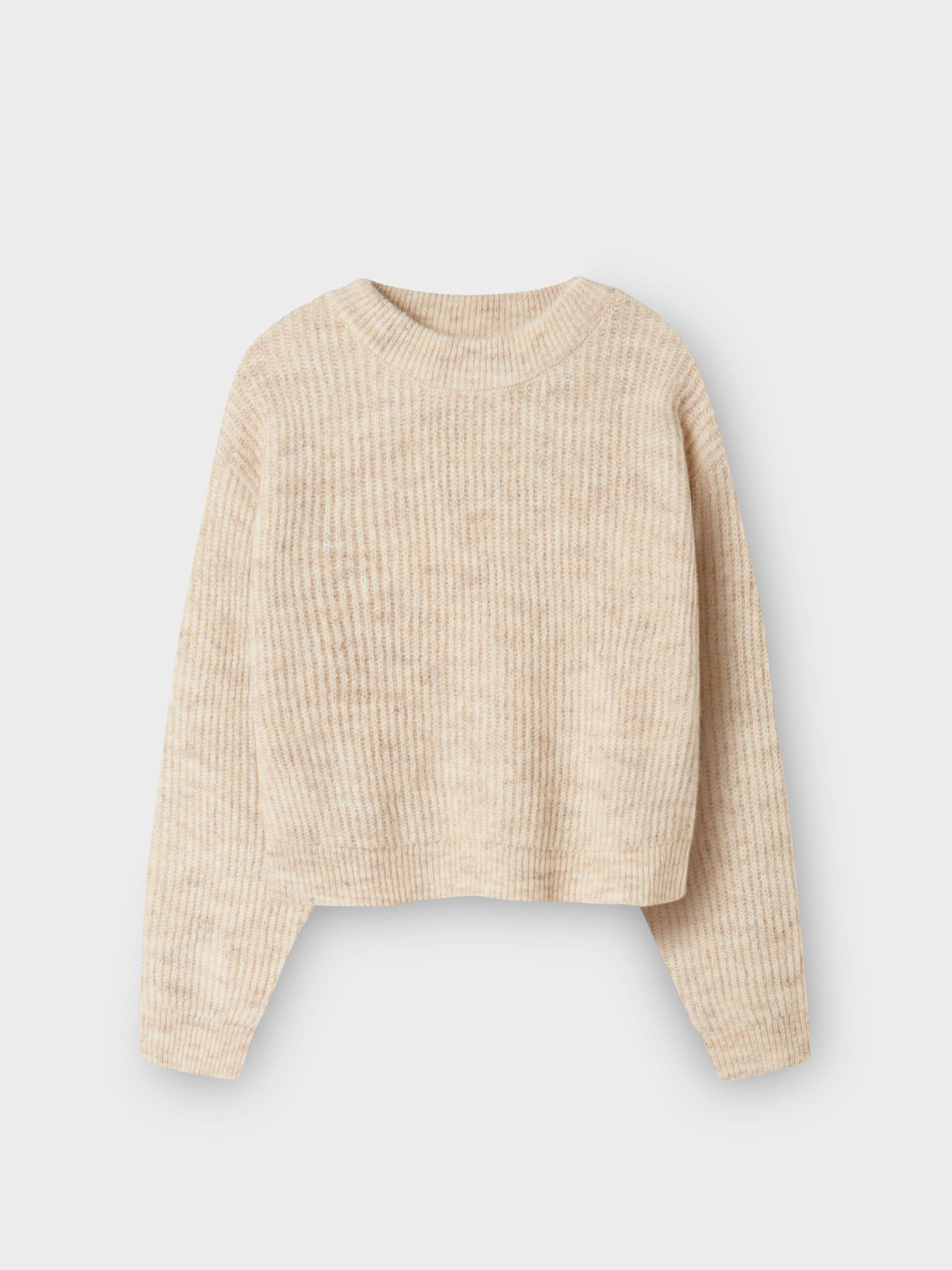 Name it- NKFHOLLY LS BOXY SHORT KNIT NOOS- pure cashmere