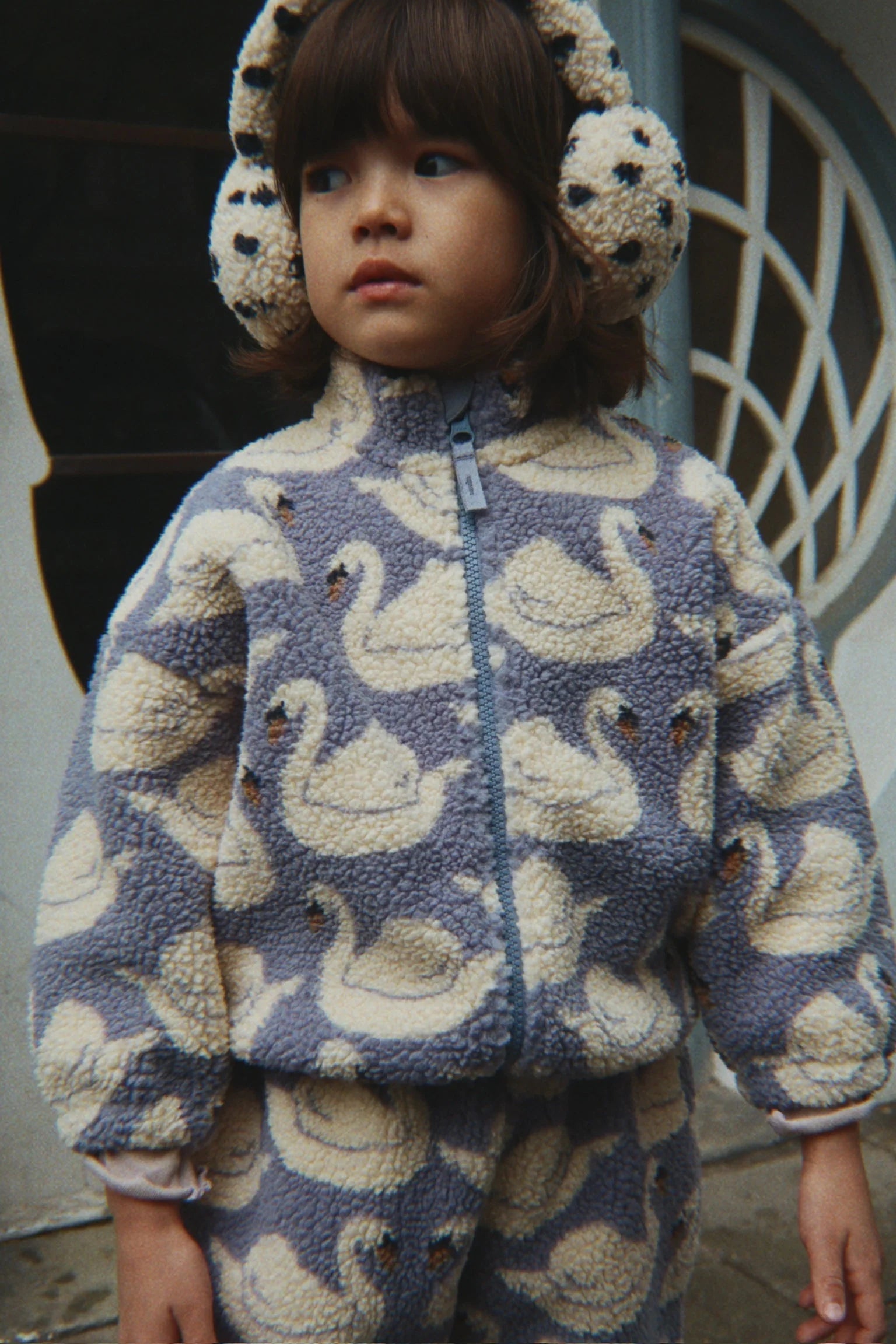 Konges Sloejd-JODY TEDDY JACKET GRS-SWAN