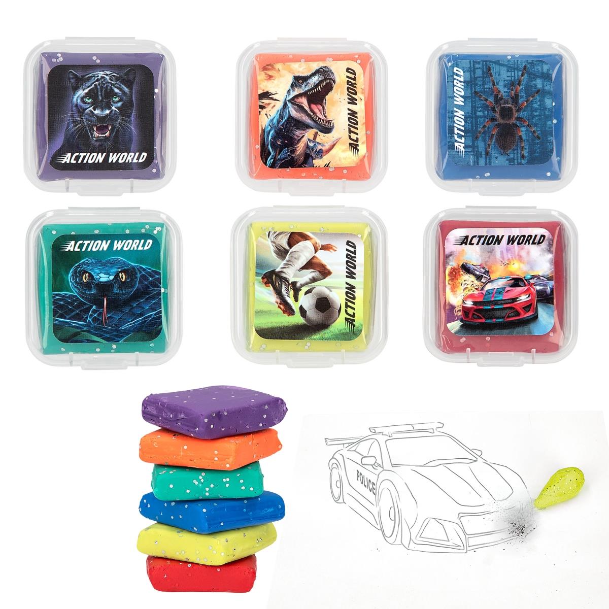 Action World Knetradiergummi