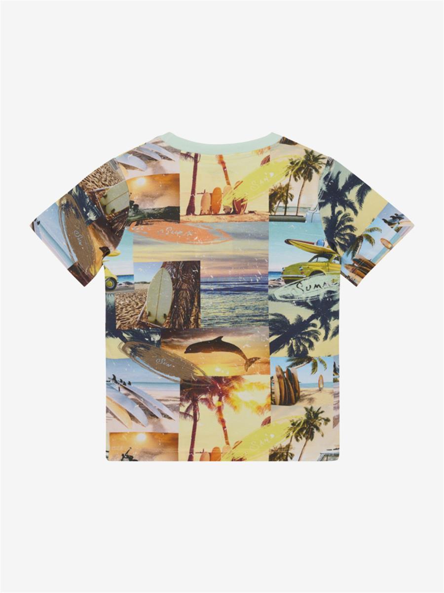 Minymo-T-shirt SS AOP-Spray