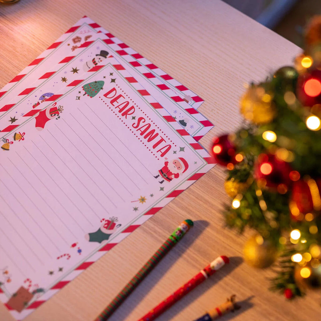 Set für Brief an den Weihnachtsmann