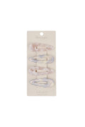 Acetate Hair Clips 'Wavy', Set of 4