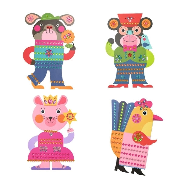 Djeco-Sticker 3-6: Glitzer