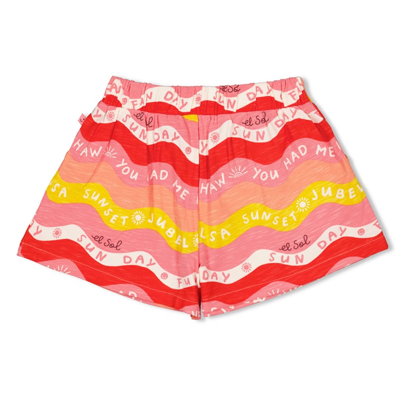 Jubel-Short AOP - Salsa Sunset-Rosa