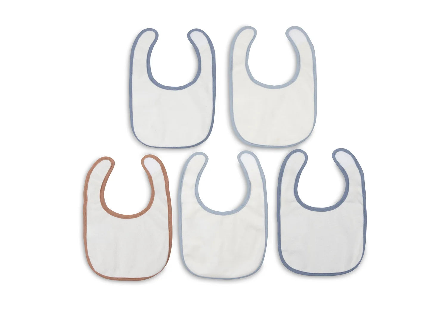 Jollein-Lätzchen Jersey Wasserdicht Miffy Moments Cloudy Blue (5p)
