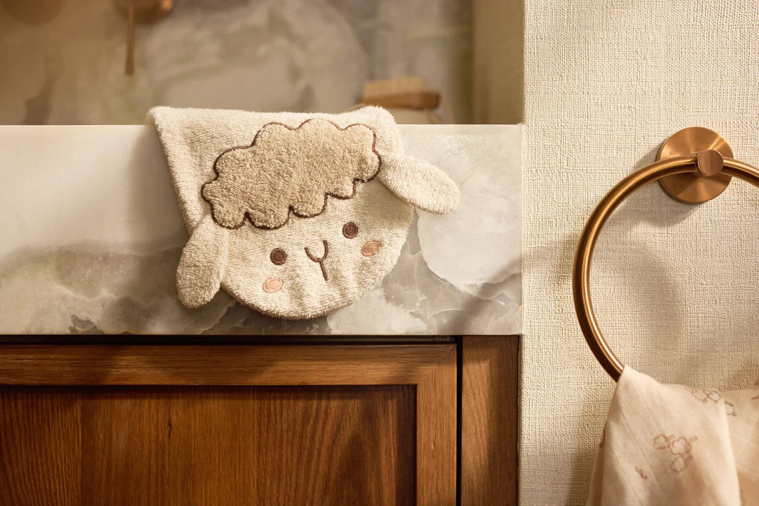 Waschhandschuh Frottee - Animals- Sheep Sonny