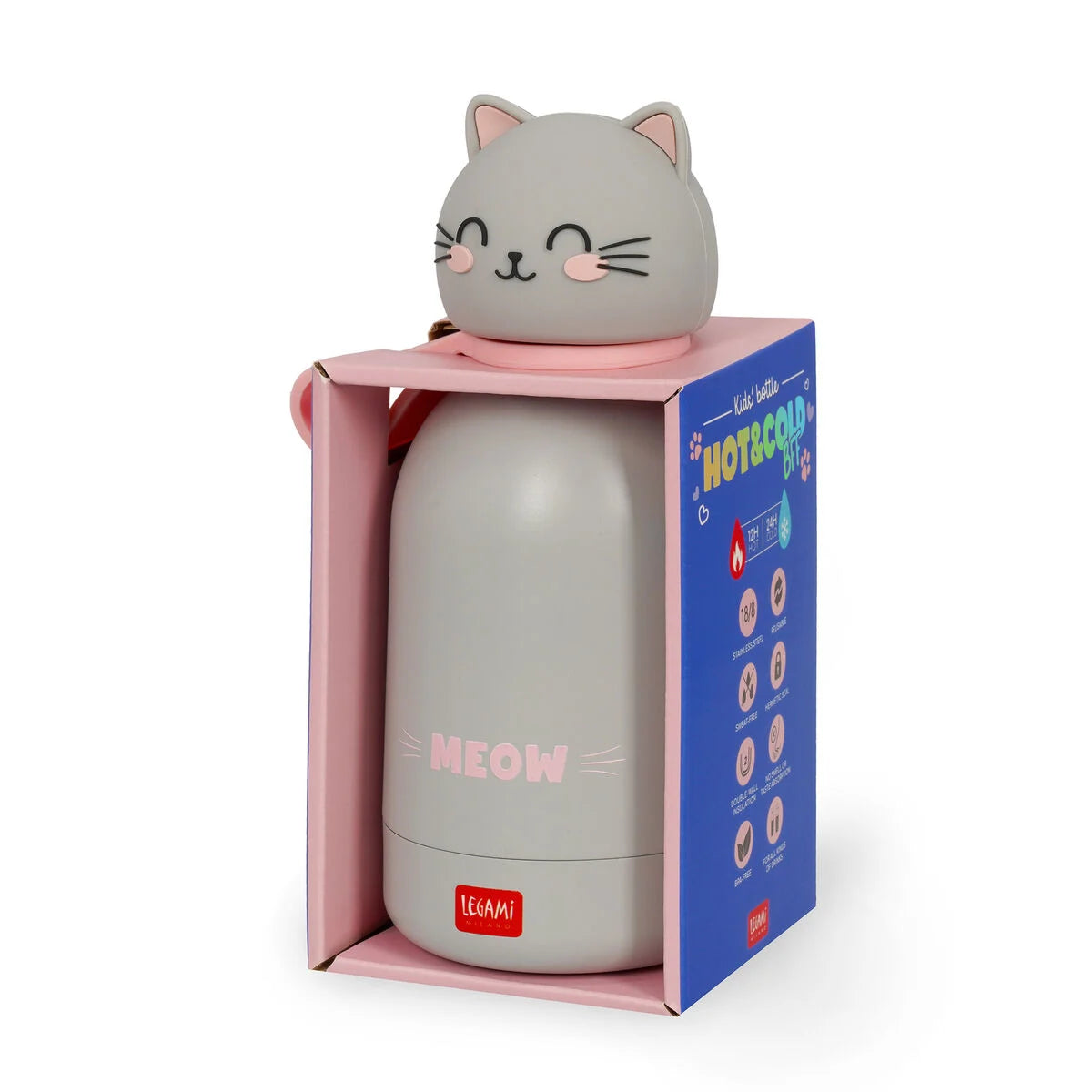 Thermosflasche für Kinder - Kitty - Hot&Cold BFF