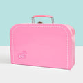 AktentaschePappkoffer für 23 cm Kuscheltiere pink
