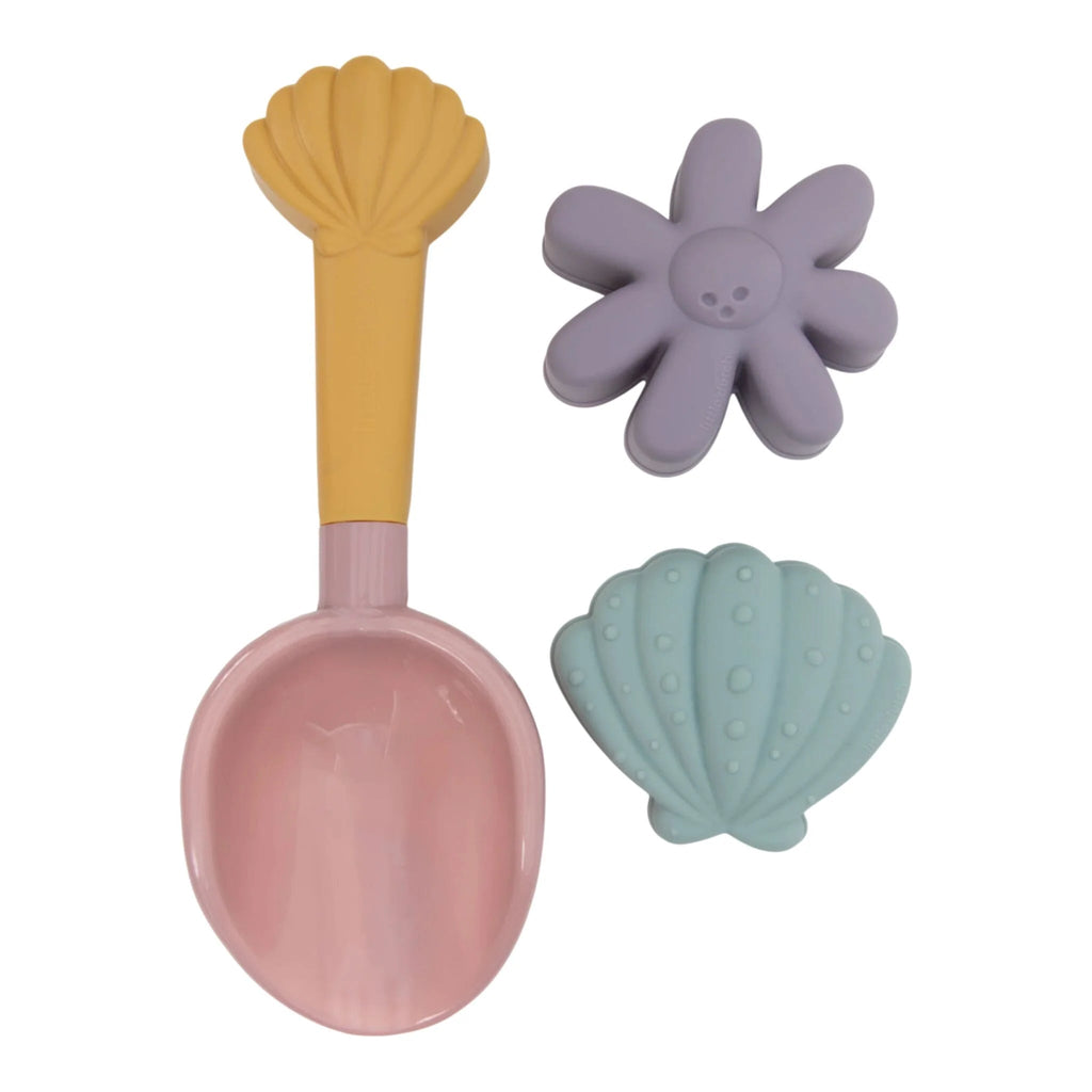 little dutch- Strandset Schaufel und Sandformen - Rosa - Traumhafte Meerjungfrau