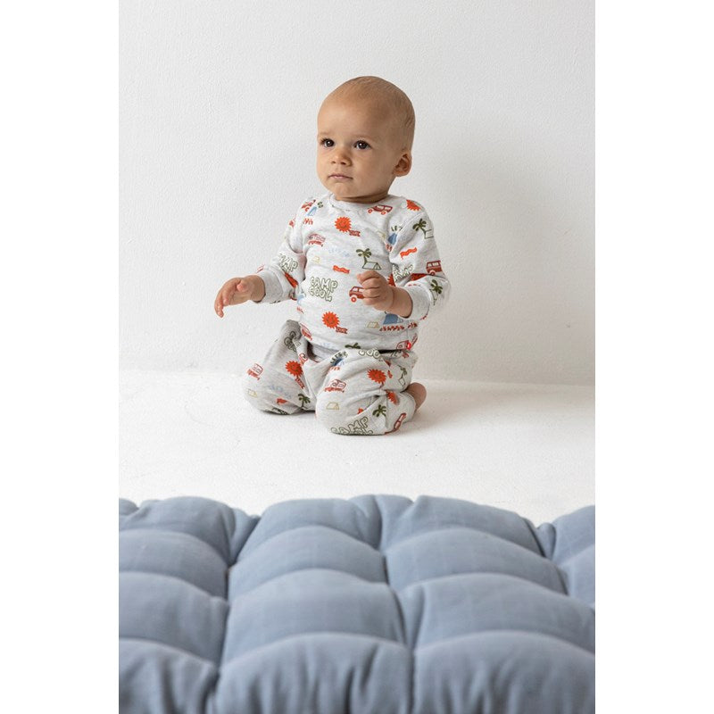 Feetje-Sweater AOP - Camp Cool-Grau Melange