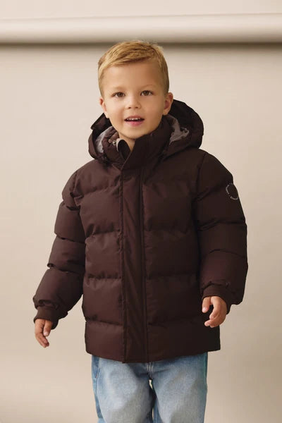 En Fant-Jacket Quilt, Solid-Coffee Bean