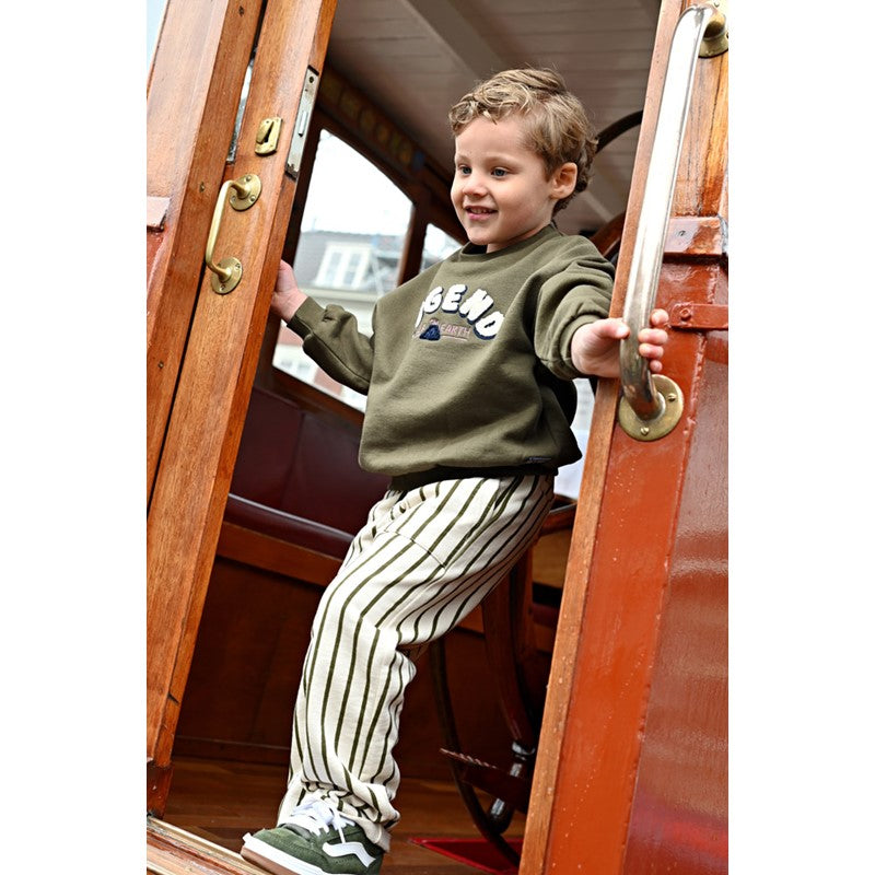 Sturdy-Hose Ringel Loose Fit - Rock the Earth