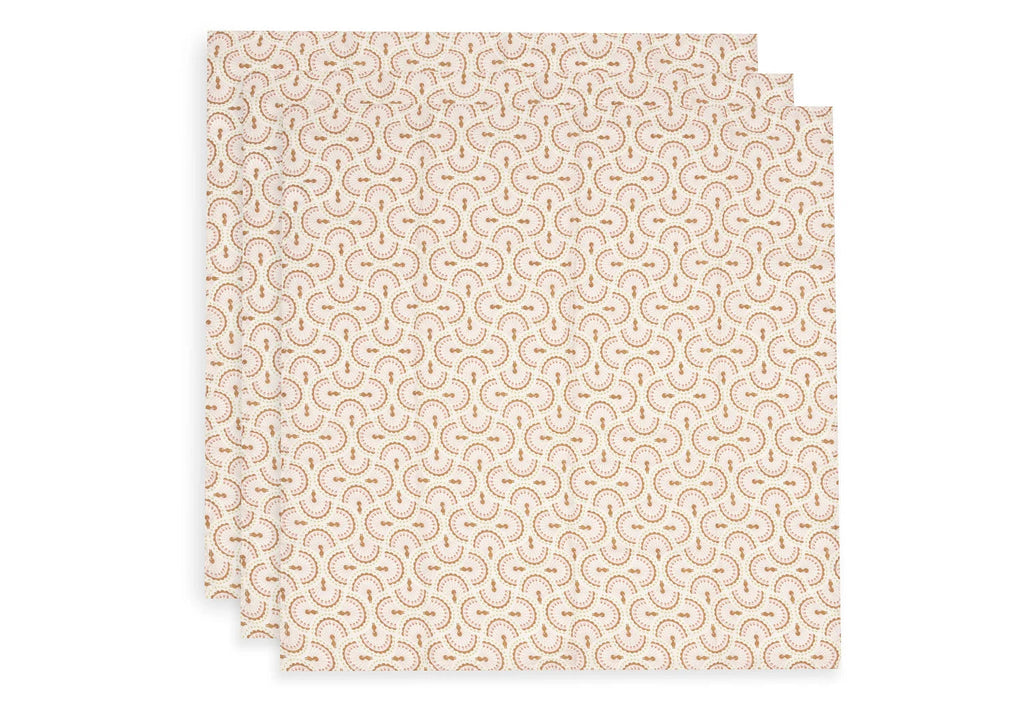 Jollein-Spucktuch Hydrophill 70x70cm Soft Plumes (3pack)