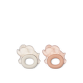 Liewood-Rita Elephant Cooling Teether 2-Pack-Pale tuscany / Sandy