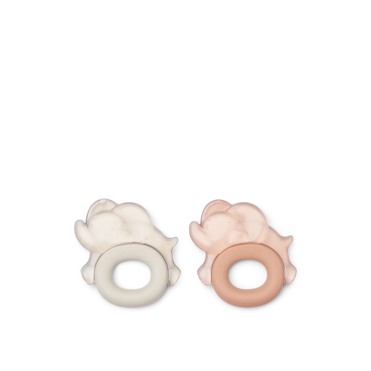 Liewood-Rita Elephant Cooling Teether 2-Pack-Pale tuscany / Sandy