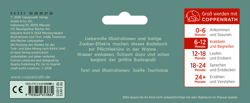 Bade Wannen Buch - Plantschlektüre (J. Tourlonias)