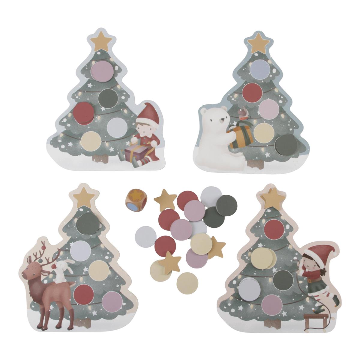 Little Dutch Weihnachtsbäume Spiel FSC