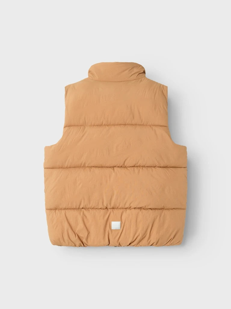 Name it-NKMMELBOURNE VEST-Brown Sugar