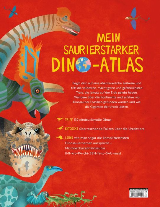 Moses-Mein saurierstarker Dino-Atlas