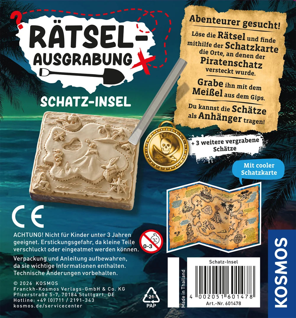 Rätselausgrabung Schatzinsel