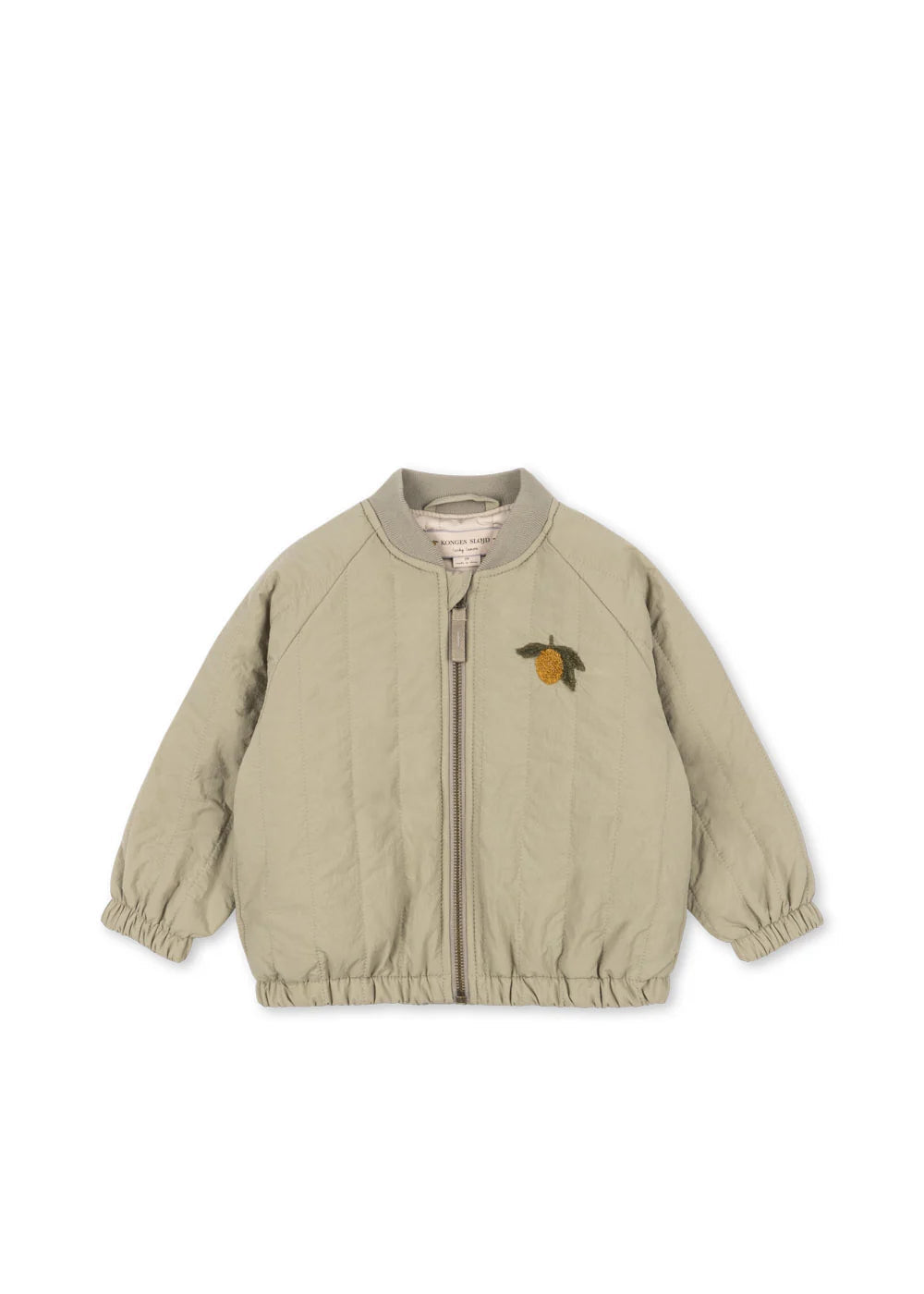 Konges Sloejd-JUNO TERRY BOMBER JACKET-LAUREL OAK