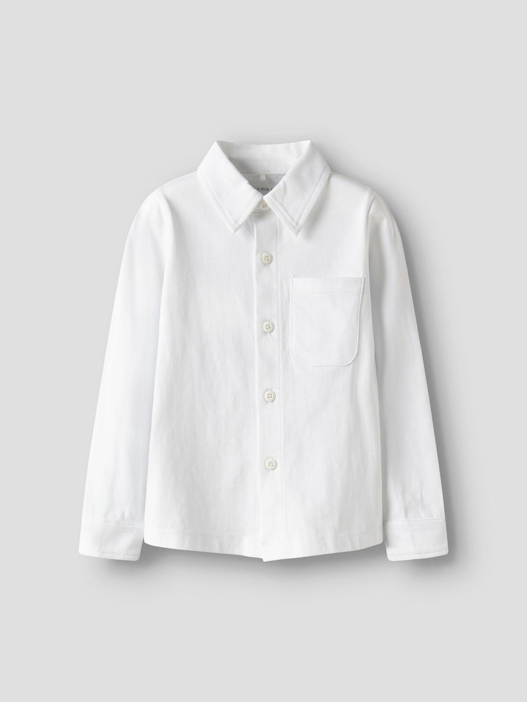 Name it-NMMRONALO LS JERSEY SHIRT-Bright White