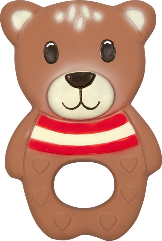 Beißring aus Naturkautschuk Teddy - BabyGlück