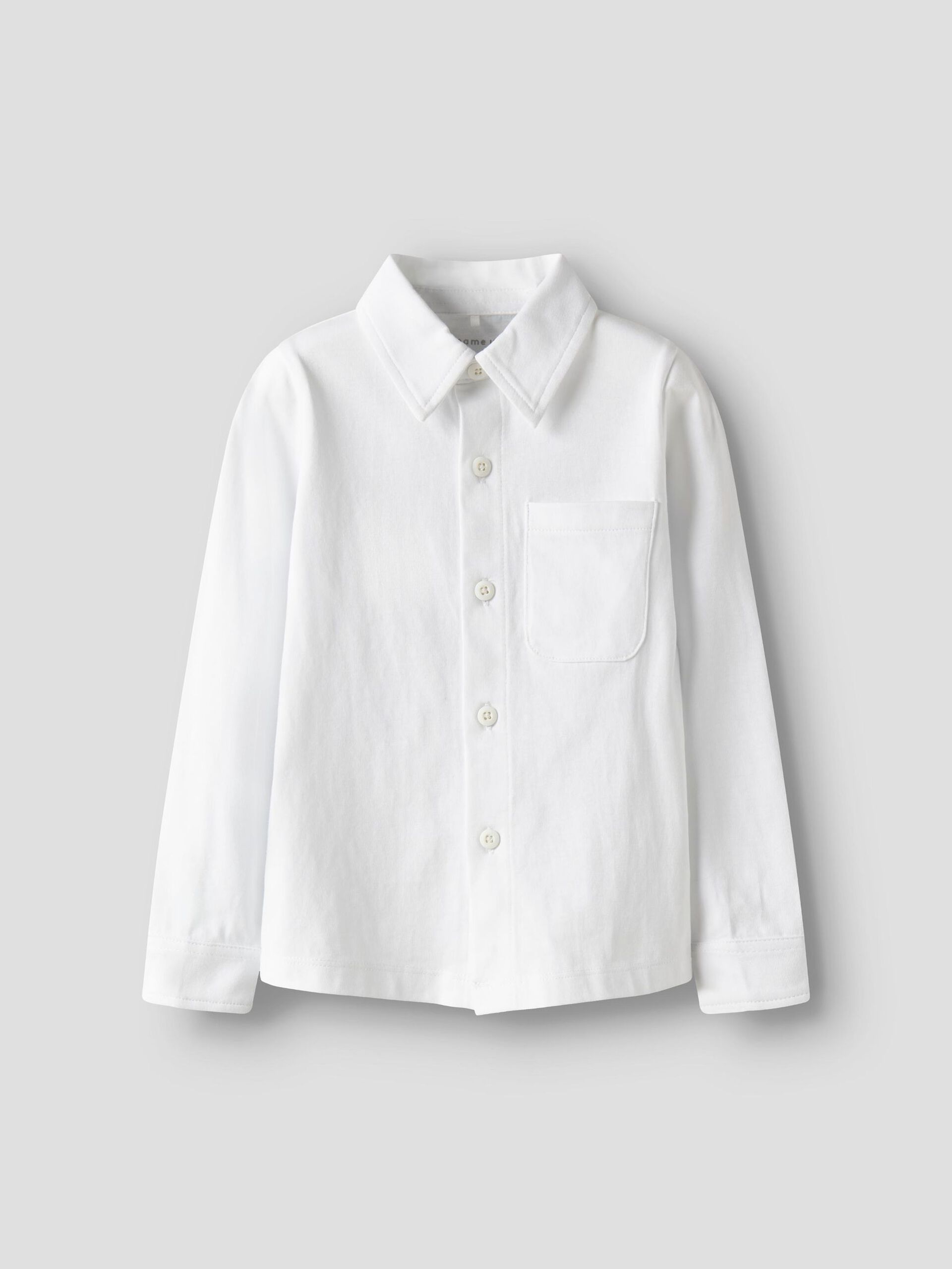 Name it-NMMRONALO LS JERSEY SHIRT-Bright White