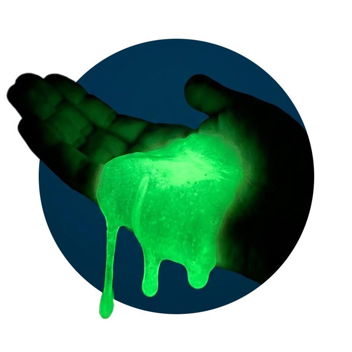 Trendhaus-Slime nachtleuchtend 30g, 6-fach sortiert