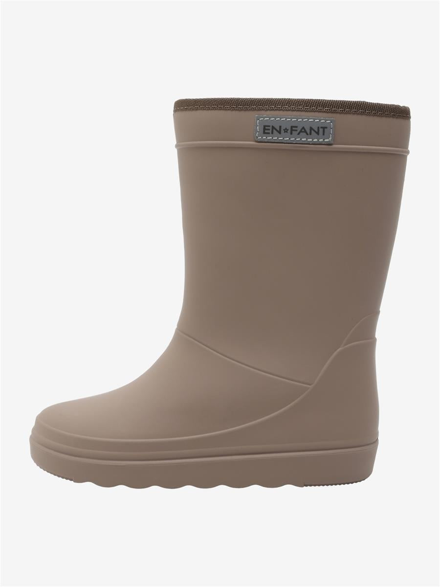 En Fant-Thermo Boots Solid-Pine Bark
