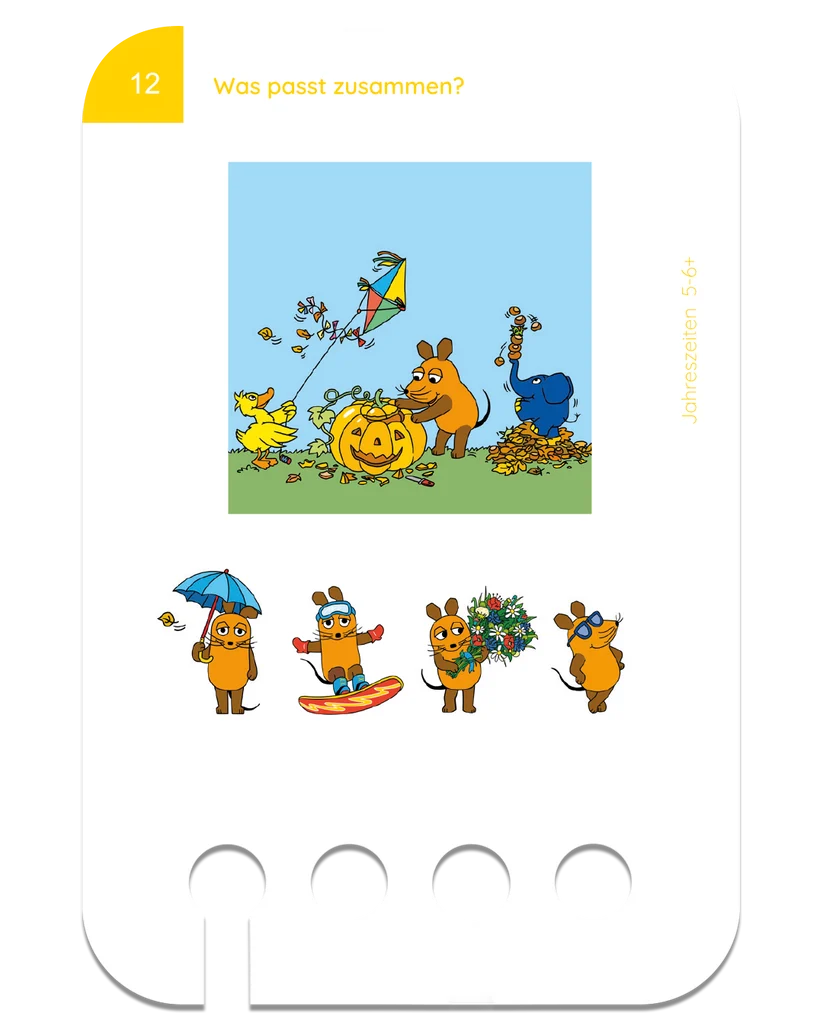 Jahreszeiten mit der Maus 5-6+