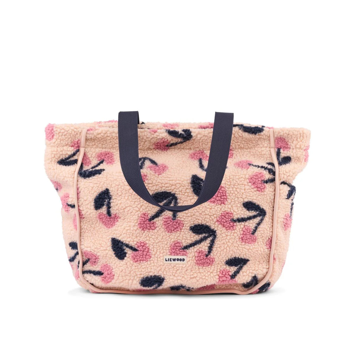 Liewood-REED Fleece-Tragetasche Mega Cherry heart / Rosey
