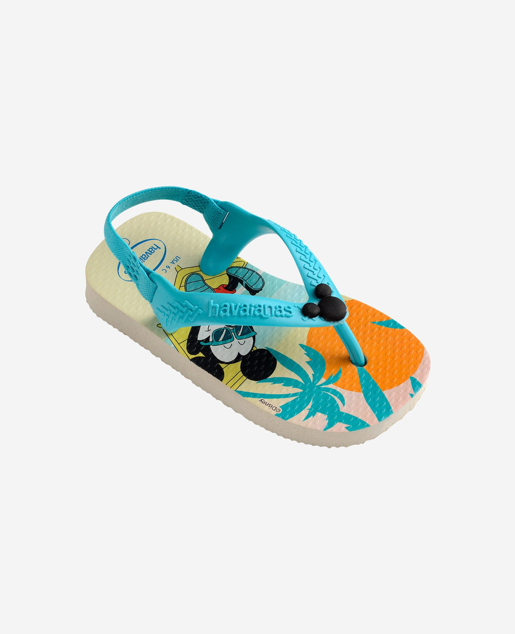 Havaianas Baby Disney Classics II  BEGE PALHA AZUL