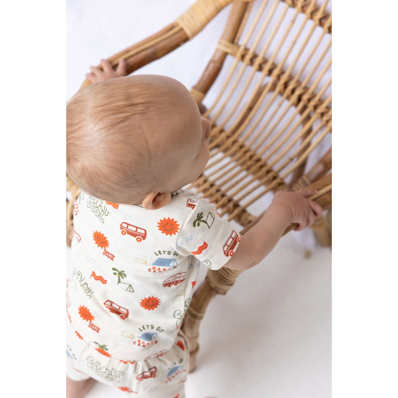 Feetje-T-Shirt AOP - Camp Cool-Natur