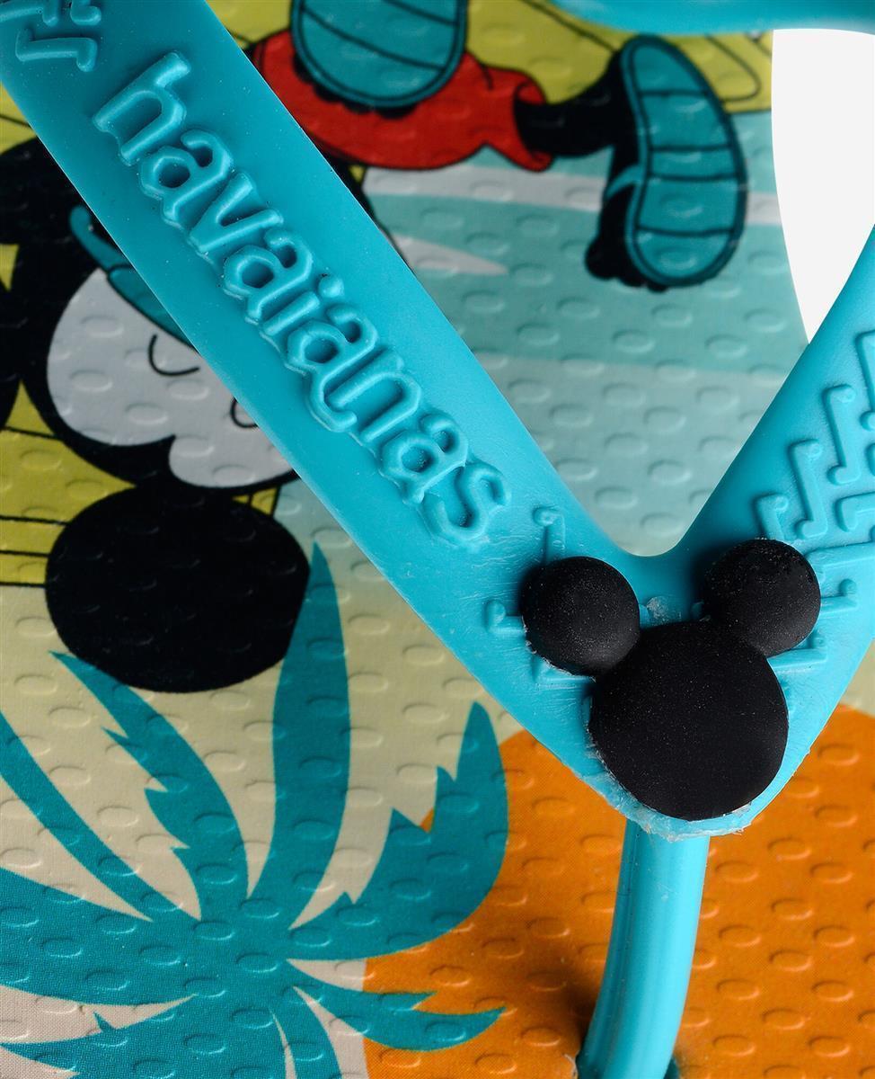 Havaianas Baby Disney Classics II  BEGE PALHA AZUL