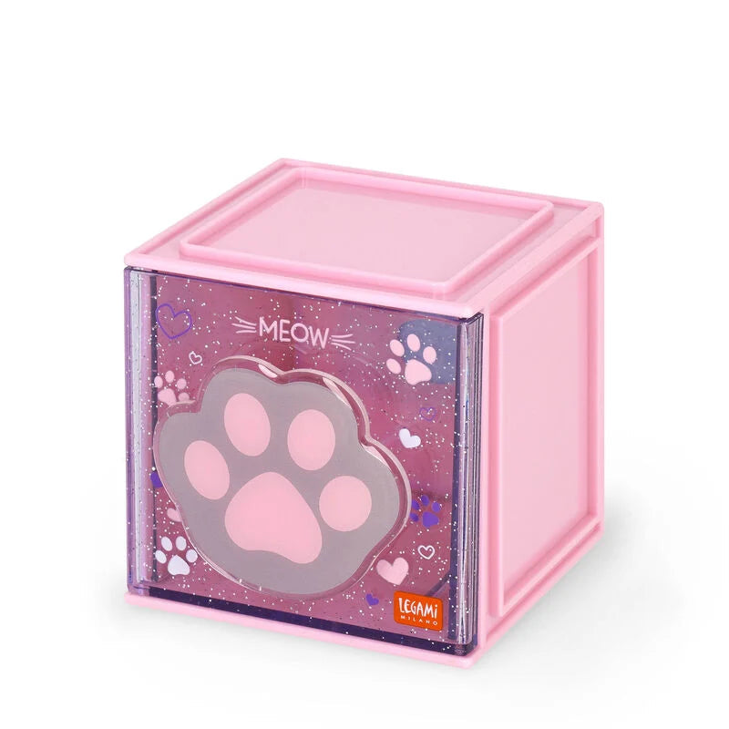 Erweiterbare Schreibtischbox - Kitty