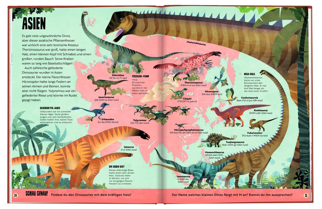 Moses-Mein saurierstarker Dino-Atlas