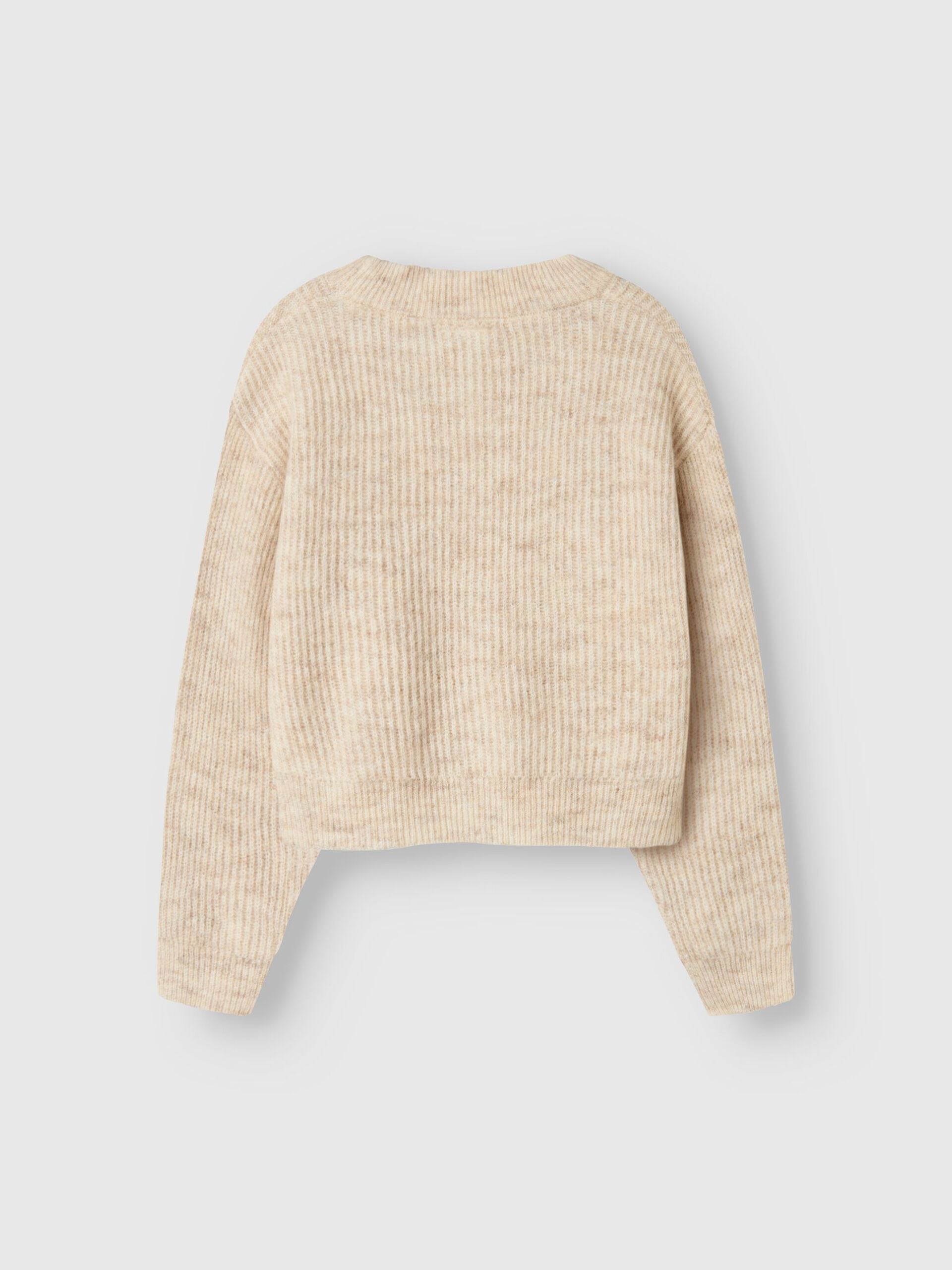 Name it- NKFHOLLY LS BOXY SHORT KNIT NOOS- pure cashmere