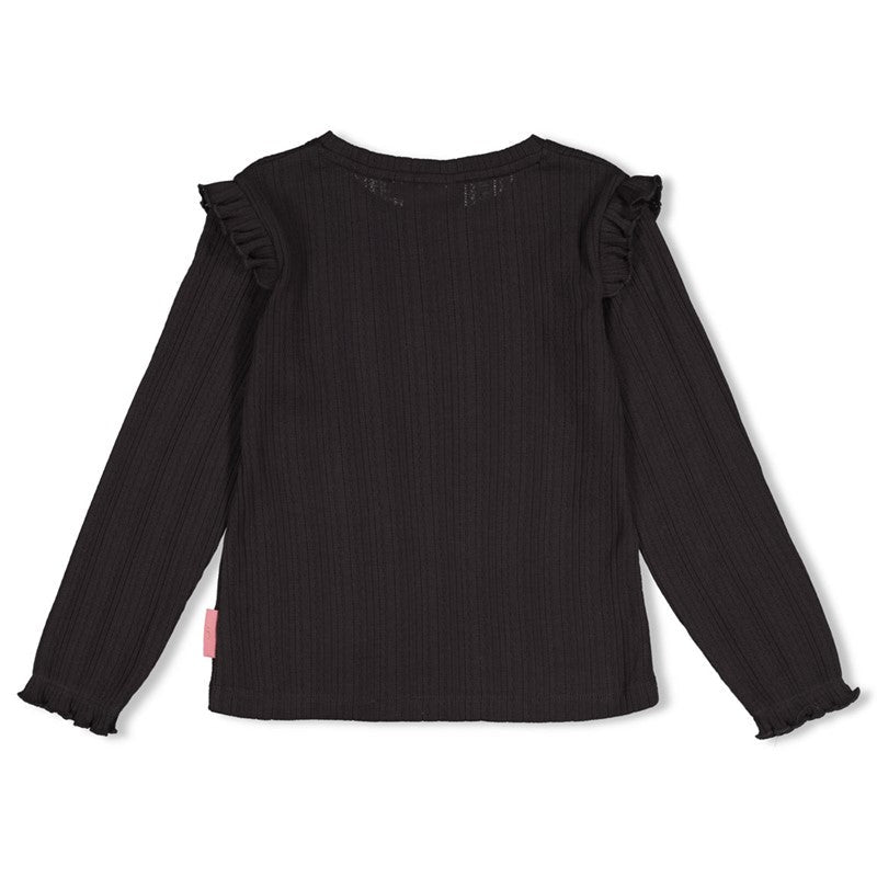 Jubel-Ajour geripptes Longsleeve - City Chic