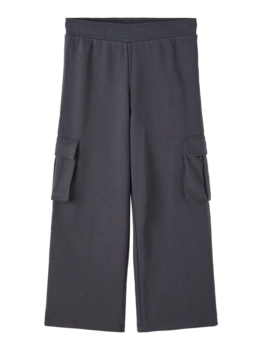 name it-NKFOCALIA SWEAT WIDE PANT BRU-India Ink