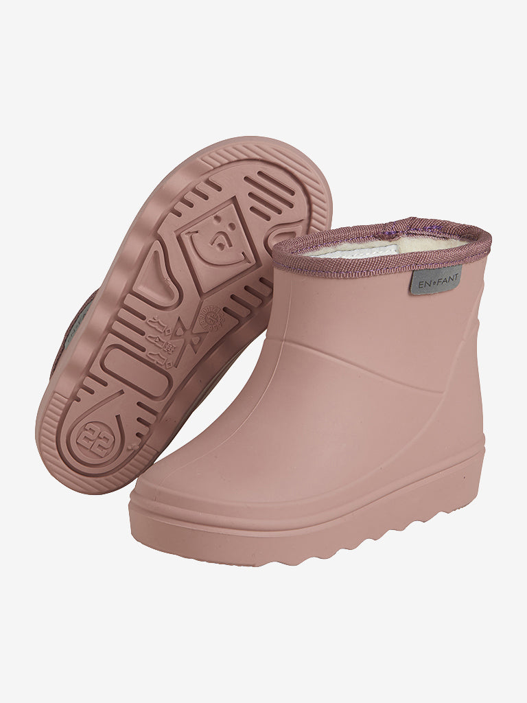 En Fant-Thermo Boots Short Solid-Old Rose