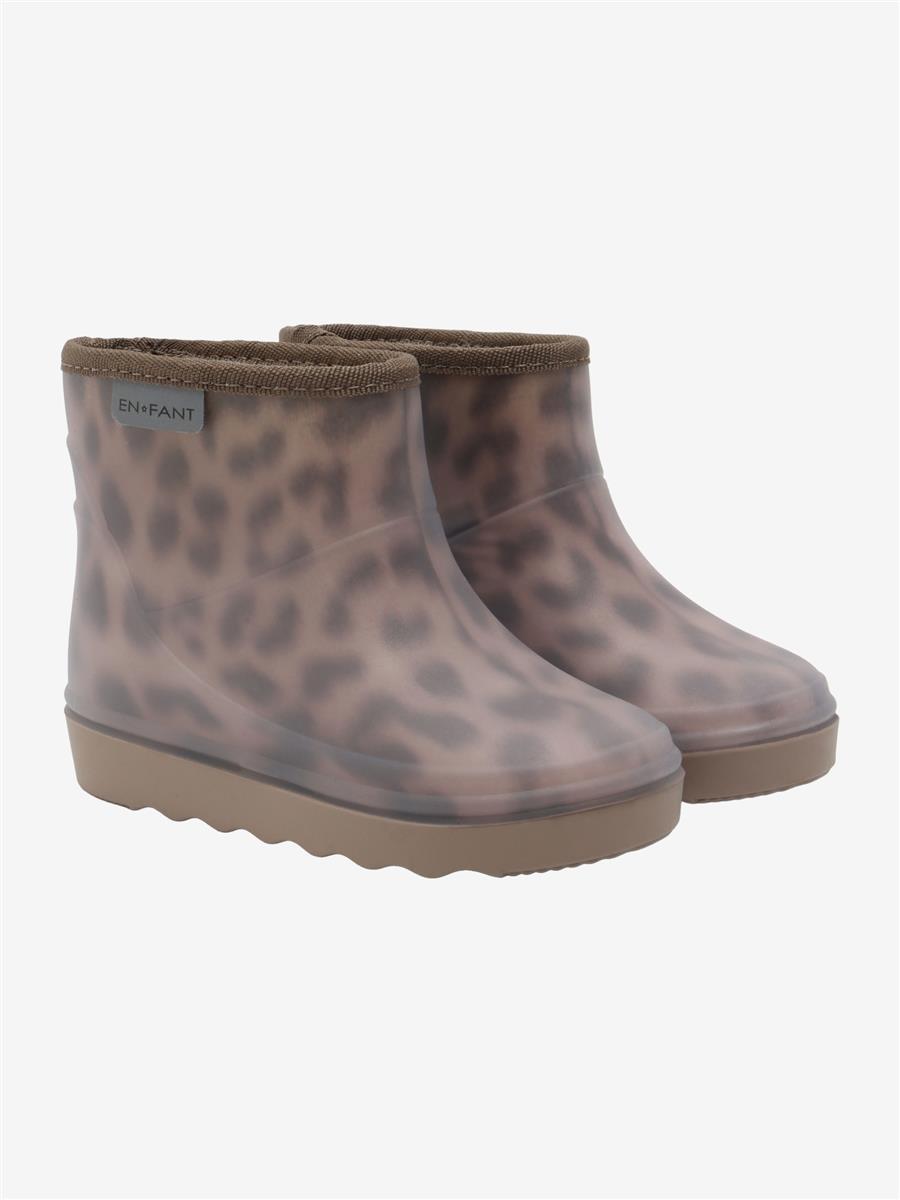 En Fant-Thermo Boots Short Print-Pine Bark