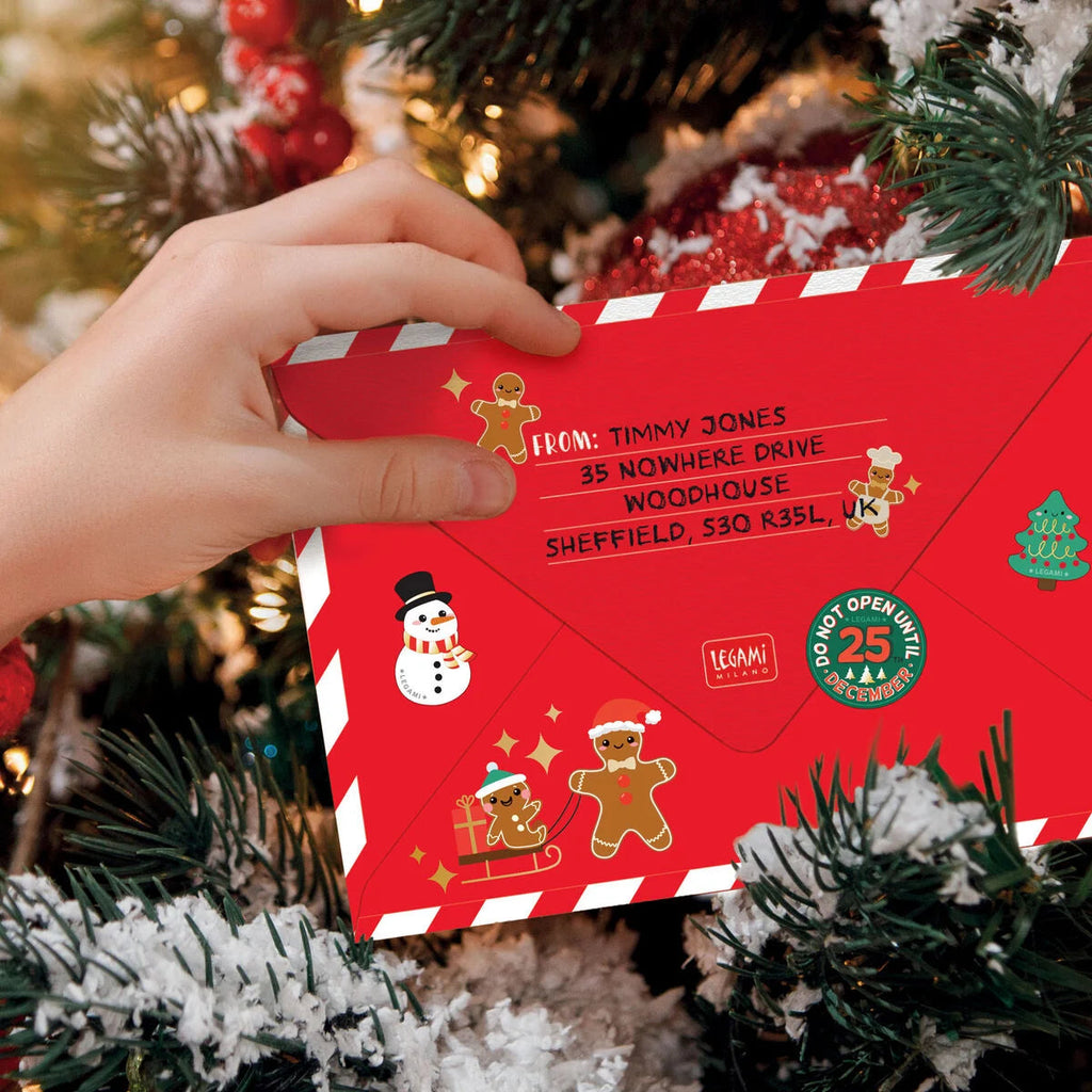 Set für Brief an den Weihnachtsmann