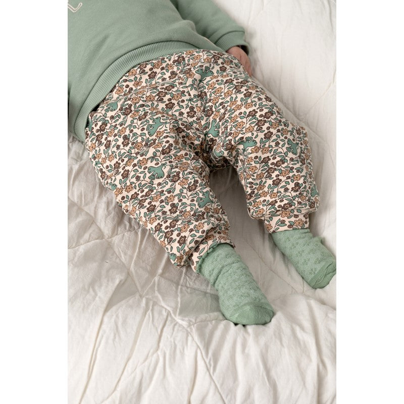 Feetje-Socken - Lucky Bloombird-Jade Grün