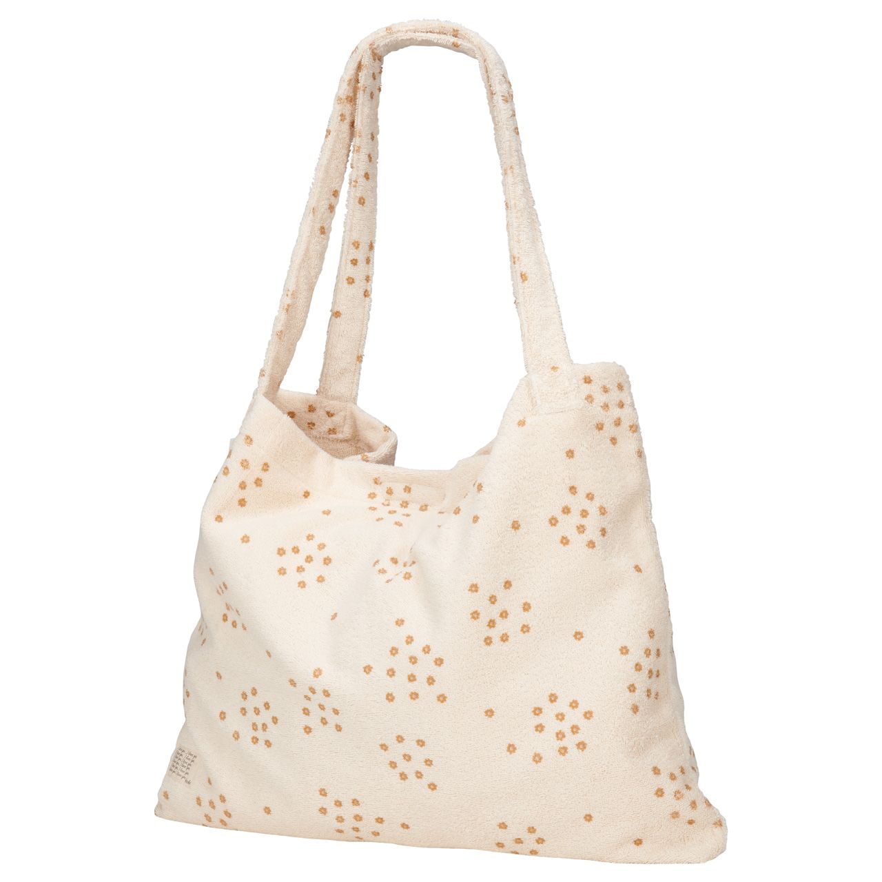 mom bag flower crown natural