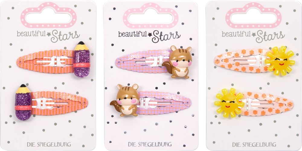 Haarclips Stifte & Co - beautiful Stars