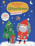 Mein Malbuch mit bunten Glitzersteinen. Weihnachten